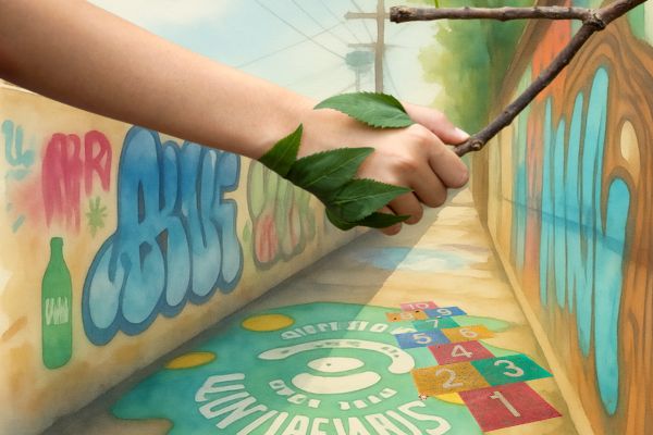 Arte urbana grafite meio ambiente